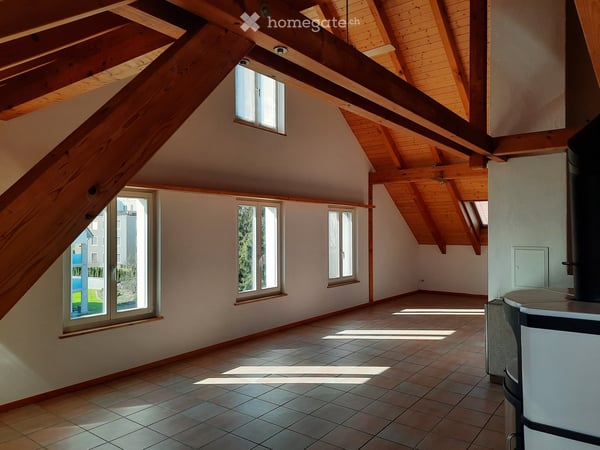 Schöne 3.5 Zimmer Wohnung mit grosser Dachterrasse und Galerie in Rottenschwil 3