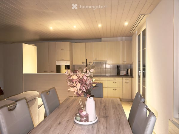 5.5-Zimmer-Wohnung mit Balkon, Parkplatz und schöner Aussicht in Erlenbach im Simmental 4