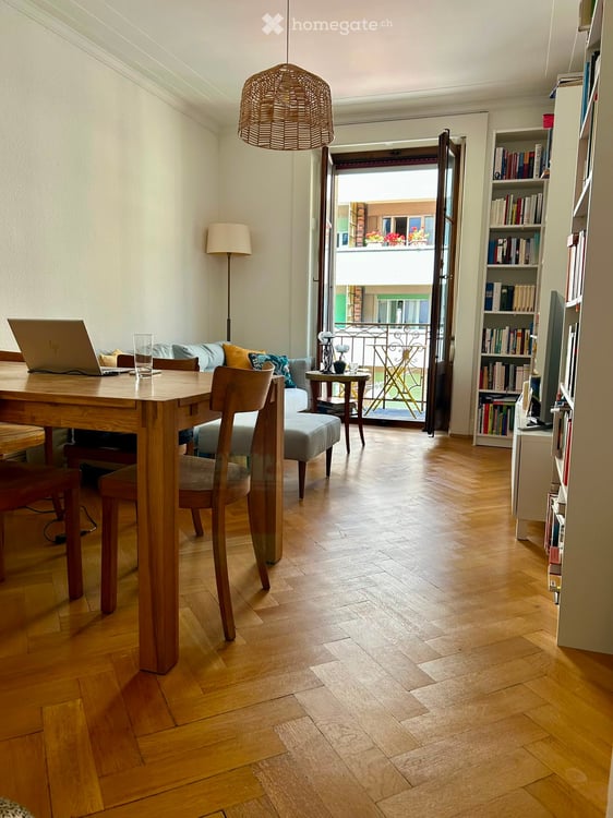 Charming 3.5-room apartment with balcony in the heart of Eaux-Vives, Geneva 3