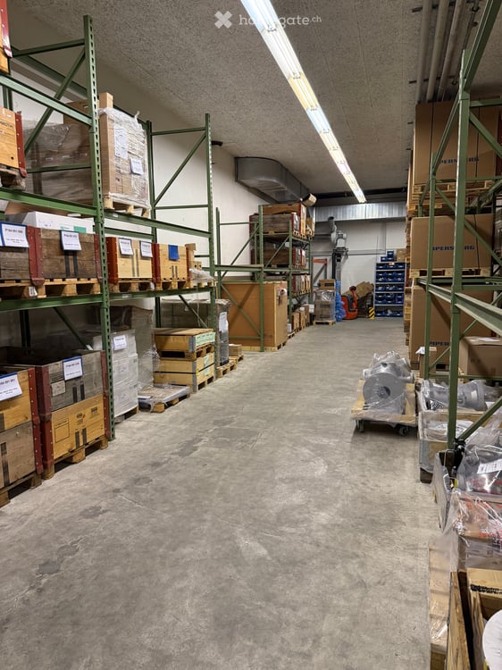 Industrielle Lagerfläche Hochregal mit Warenlift und Laderampe LKW zur Mitbenutzung 4