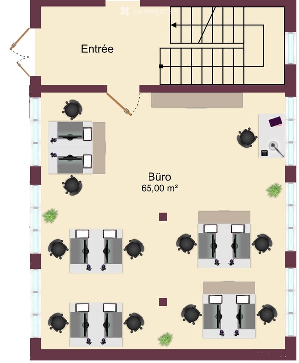 Modernes Büro/Atelier/Therapieraum an der Eptingerstrasse in Basel 7