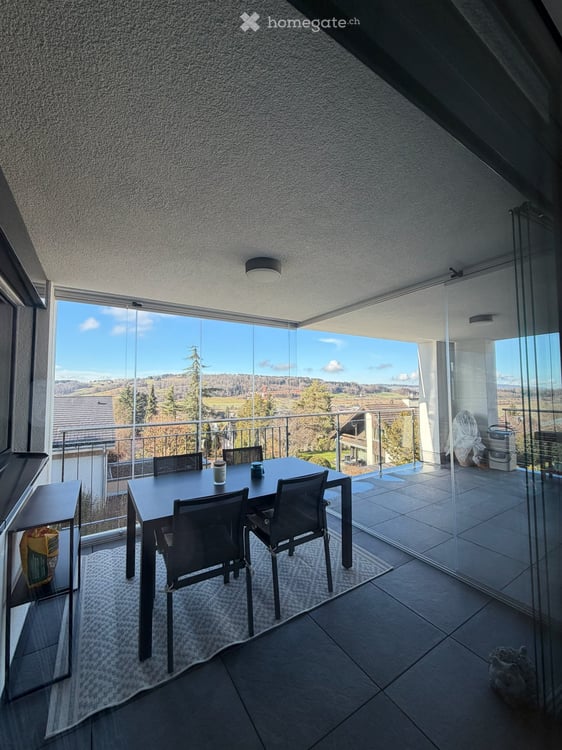 Grosse 3.5 Zi Wohnung inkl. 2 Parkplätze im steuergünstigen Wettswil mit atemberaubender Aussicht 3