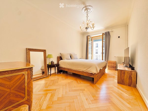 Appartement non meublé de 4 pièces avec balcon au cœur de Genève (Disponible tout de suite) 1