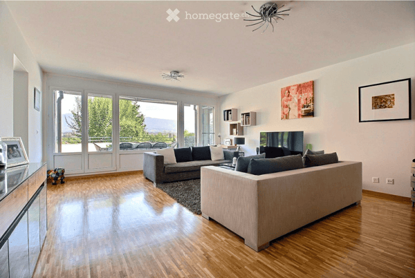 Appartement à Confignon, rez-de-jardin surélevé avec vue dégagée 4