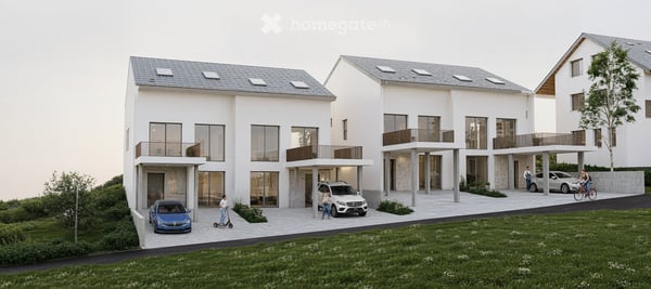 Zwei Doppeleinfamilienhäuser in Buckten – nachhaltig, modern, zukunftsweisend 6