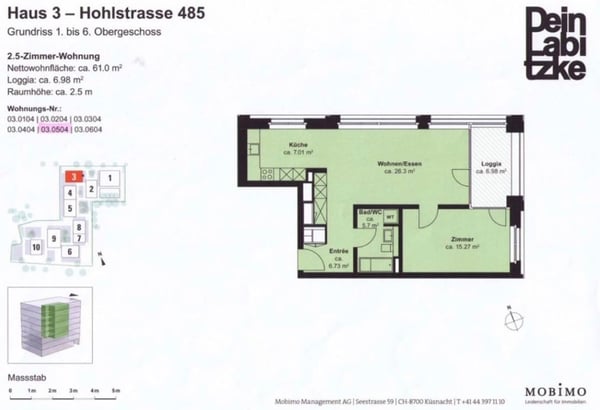 Modern 2.5-Room Apartment in Zürich-Altstetten 2