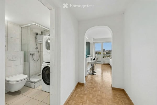 Attraktive 3.5-Zimmer-Dachwohnung mit Lift, Garage und Panoramablick über Basel und den Schwarzpark 8