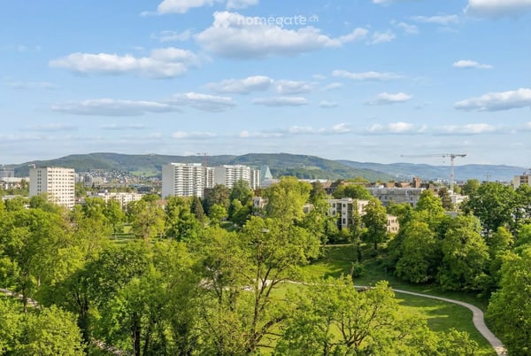 Attraktive 3.5-Zimmer-Dachwohnung mit Lift, Garage und Panoramablick über Basel und den Schwarzpark 1