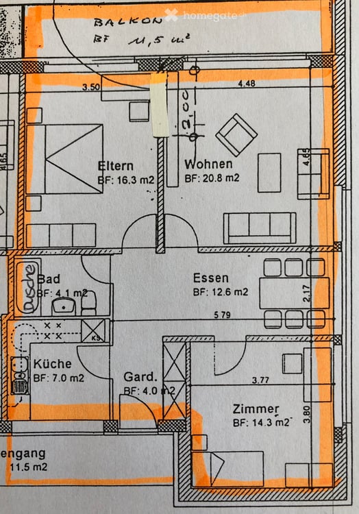 3.5 Zi-Wohnung/Penthouse in Zollikerberg - hell, mit schöner Aussicht 19
