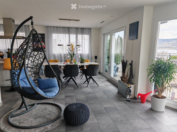 3.5 Zimmer Terassenwohnung mit Seeblick & Sauna 2