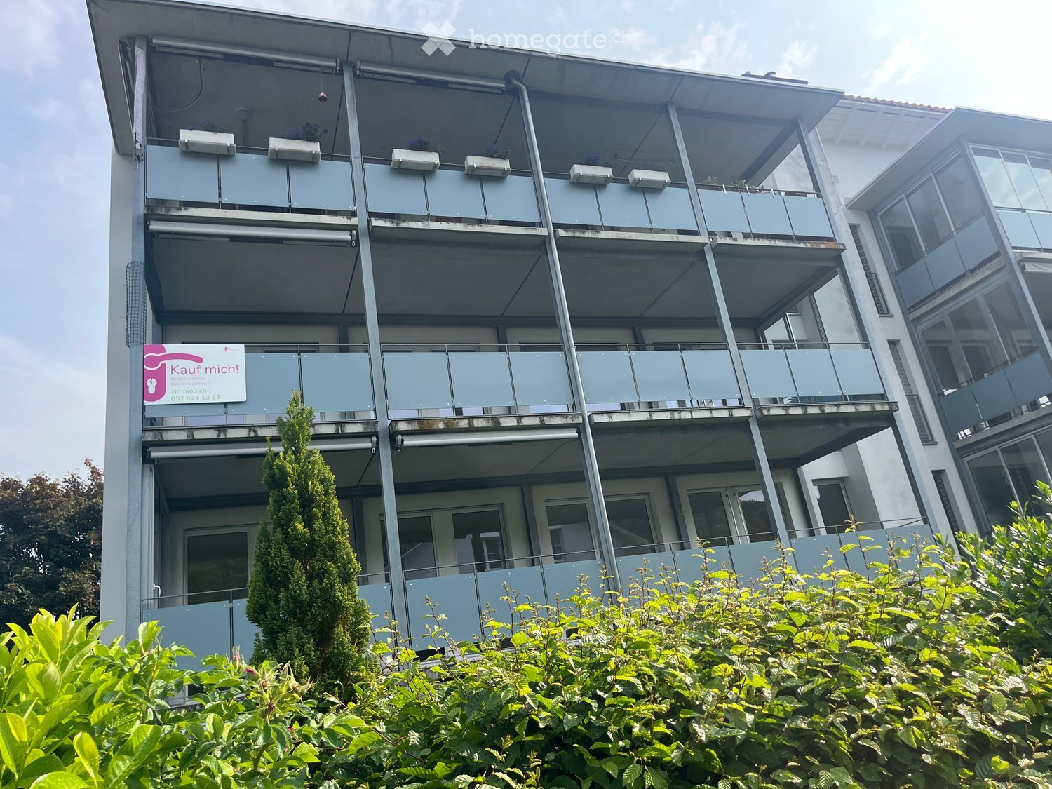 Immobilie in Feuerthalen - Helle Eigentumswohnung in Schul- und Cholfirst-Nähe in Feuerthalen zu verkaufen. - Bild 8