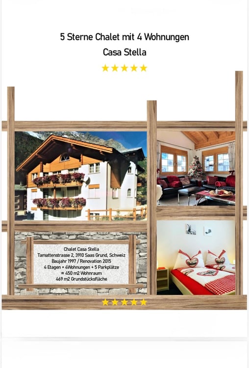 Charmantes Mehrfamilienhaus in Saas-Grund – Ihr Traumdomizil in den Walliser Alpen 1