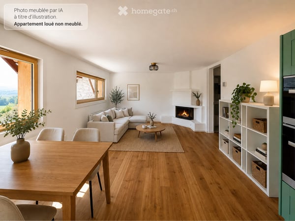 2,5 pièces en duplex à Morlon 8