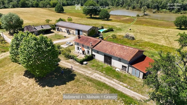 Domaine de 28 ha avec étang privé, maison, 2 gîtes et plus de 400 m² de dépendances, Dordogne, Fr 3