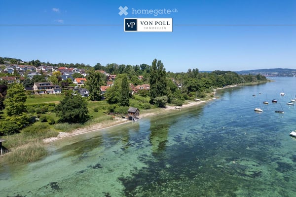 Einzigartige Uferlage am Bodensee - Seltenes Anwesen mit zwei Wohnhäusern und Seezugang in Konstanz 1