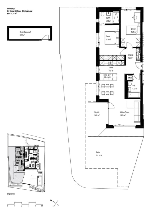 3.5 Zimmer Wohnung mit fantastischer Aussicht 5