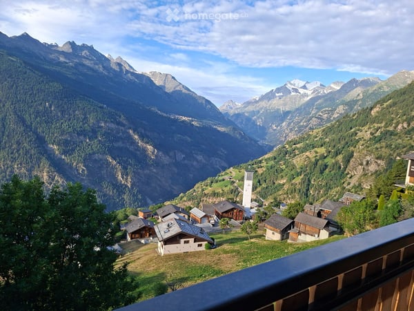 Charmante 1.5-Zimmer-Wohnung mit Bergblick in Törbel 3