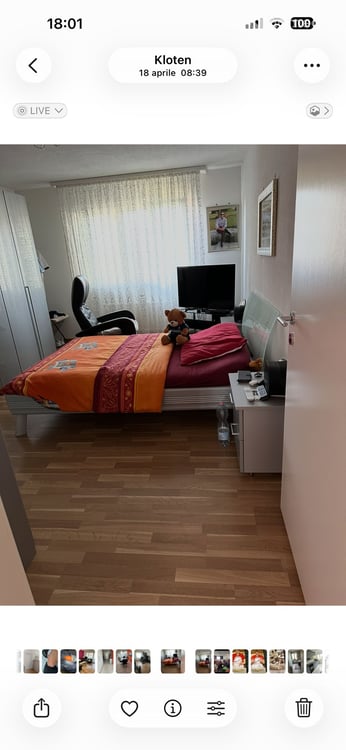 Helle, viel Platz bietende 4.5-Zimmer-Wohnung mit Balkon und schöner Aussicht in Kloten 2