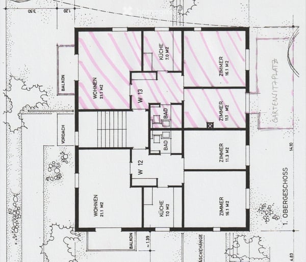 Charmante und helle Wohnung mit Balkon und eigenem Gartensitzplatz in Zürich-Enge 10