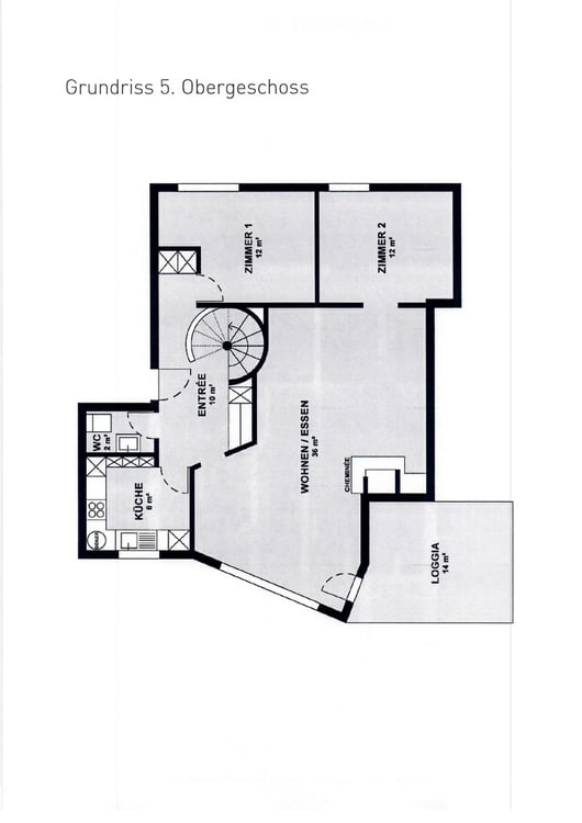 Weitsicht & Gemütlichkeit: Sanierte 5.5-Zi.-Maisonette mit Cheminée und Loggia 2