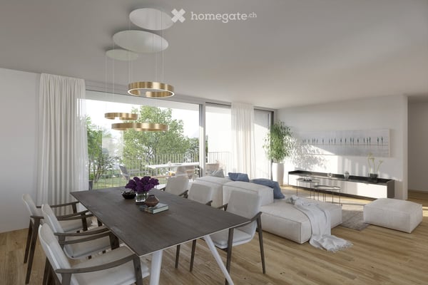 Gehobenes Wohnen in Allschwil – 5.5-Zimmer-Neubauwohnung mit Westbalkon und Einstellhalle 2