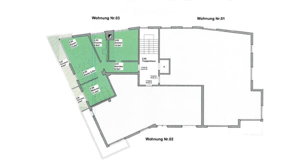 Neu renovierte 3.5-Zimmer-Wohnung an de…