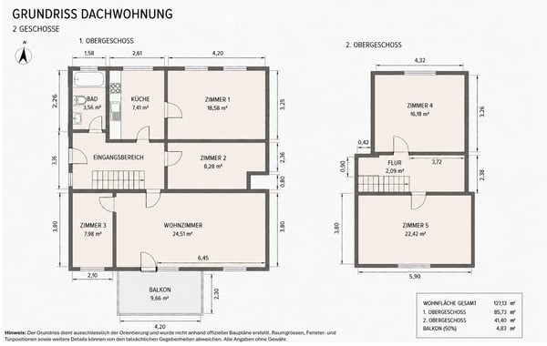 Charmante 5.5-Zimmer-Maisonette-Dachwohnung mit herrlicher Aussicht in Ruswil 12