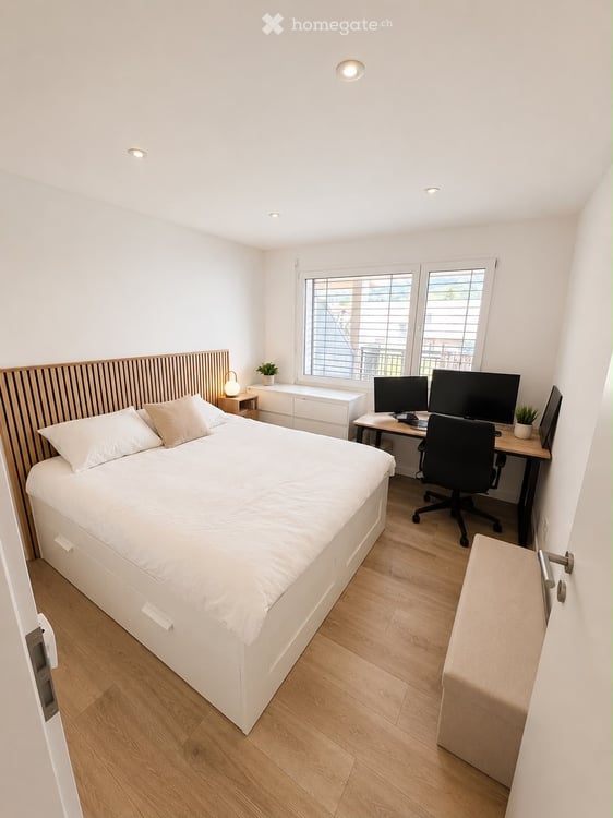 Appartement neuf de 2.5 pièces à Saxon, calme et lumineux en été 5