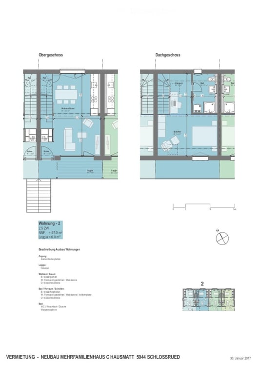 Wunderschöne Maisonettewohnung im Holzbau / Eckwohnung 9