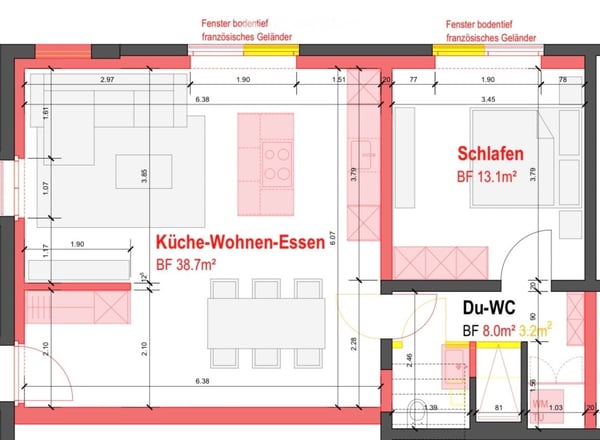 ERSTBEZUG - Moderne 2.5-Zimmerwohnung mit Terrasse und Carport 5