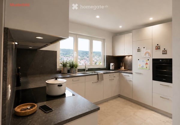 Helle 5.5-Zimmer Maisonette-Neubauwohnung mit Balkon in Jonen 6