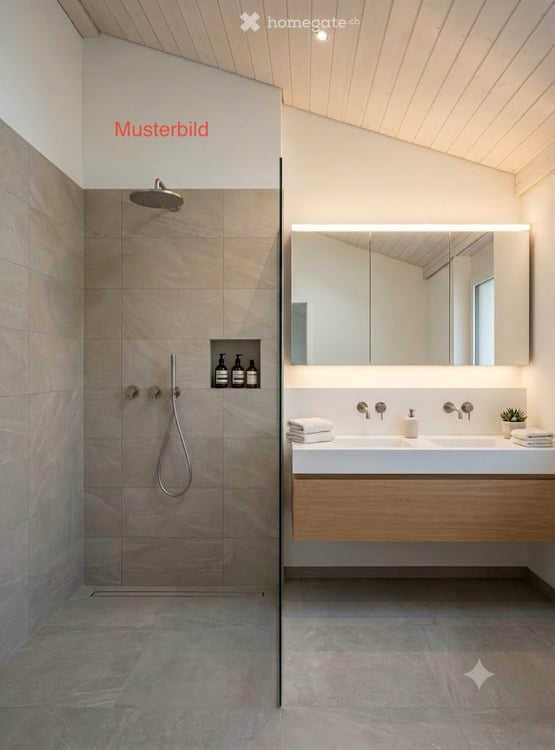 Helle 5.5-Zimmer Maisonette-Neubauwohnung mit Balkon in Jonen 8