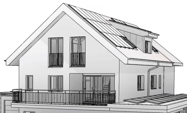 Helle 5.5-Zimmer Maisonette-Neubauwohnung mit Balkon in Jonen 3