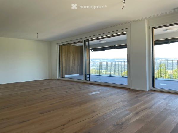 traumhafte Aussicht, Abendsonne, an Landwirtschaftszone, grosser Balkon 5