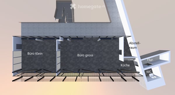 Moderne Büroräume mit Seesicht im Hauptbahnhof Zug 2