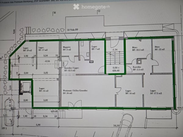 Werkstatt oder Büros in 8047 Zürich 3