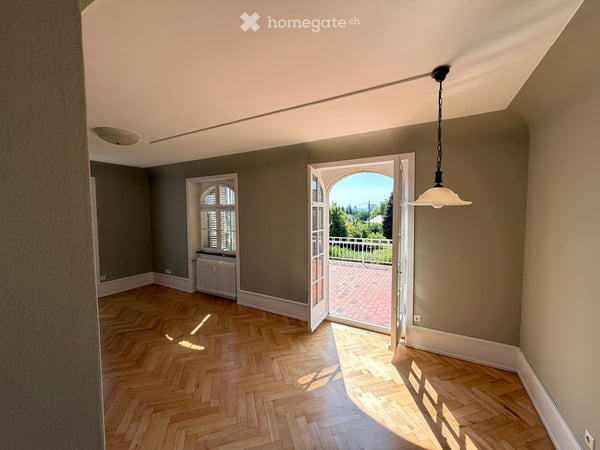 Nahe Basel/Riehen: Stilvolle 4-Zimmer-Wohnung in Gartenstadt-Villa mit Parklandschaft 4