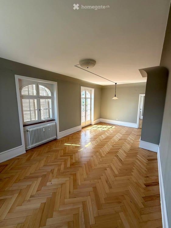 Nahe Basel/Riehen: Stilvolle 4-Zimmer-Wohnung in Gartenstadt-Villa mit Parklandschaft 5