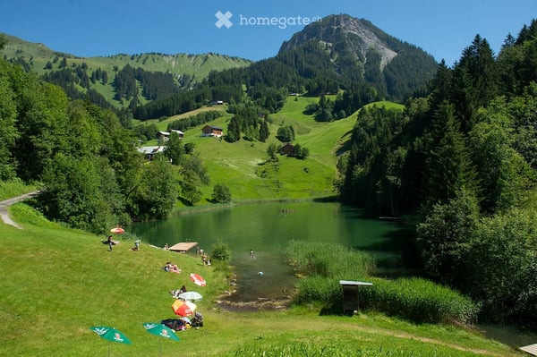 Charmantes Ferienhaus zur Miete in Fontanella direkt am See mit grandioser Alpensicht 5