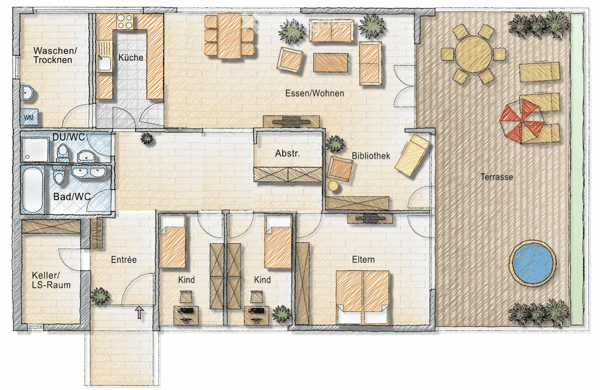 Geräumige 5.5-Zimmer-Terrassenwohnung mit Seesicht in Pfäffikon SZ 10