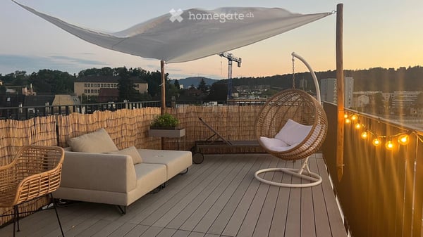 105m² Loft mit 23.5m² Dachterrasse direkt am Bahnhof Oerlikon