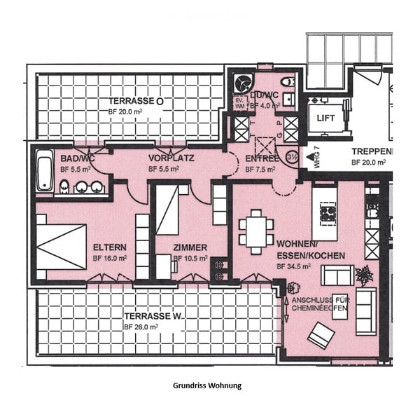Lichtdurchflutete 3.5-Zimmer Attika-WHG