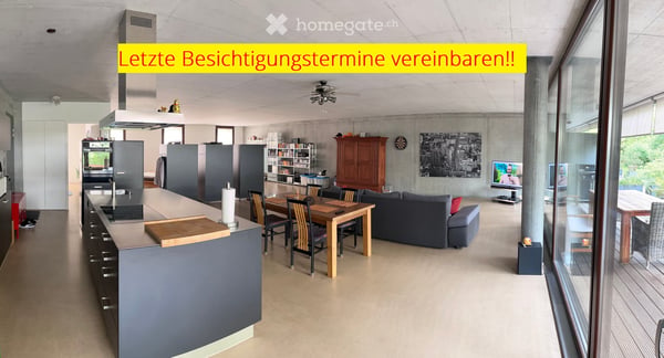 Architektur trifft Garten – einzigartige Loftwohnung mit 240 m² Privatgarten & 3½-Zimmer-Option