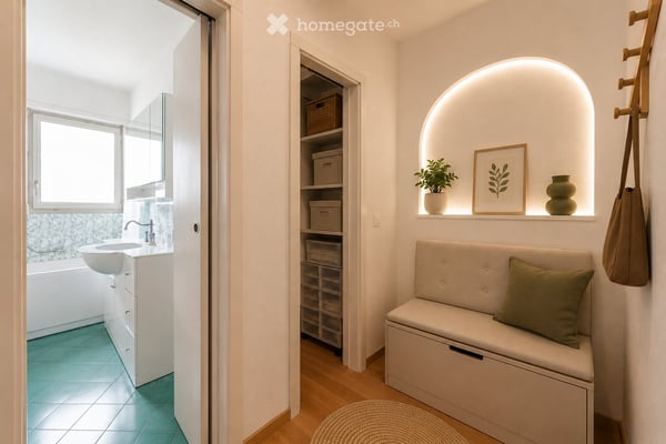 Porza Via Tesserete – 3.5 locali panoramico all’ultimo piano con terrazza, piscina e area wellness 13