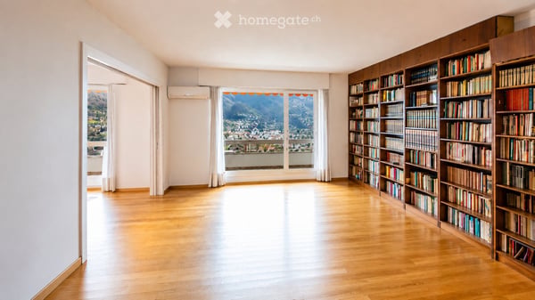 Porza Via Tesserete – 3.5 locali panoramico all’ultimo piano con terrazza, piscina e area wellness 3