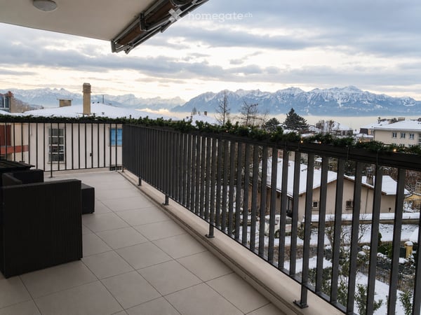 Rare appartement moderne à Chailly avec vue sur les Alpes 11