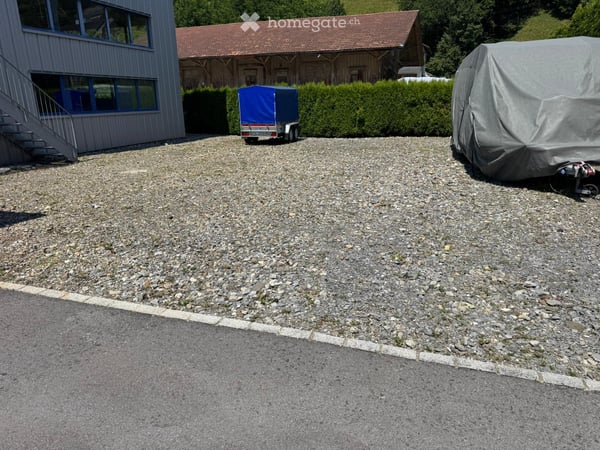 Aussenstellplatz / Kiesplatz für Wohnmobil, Wohnwagen oder Anhänger zu vermieten 6
