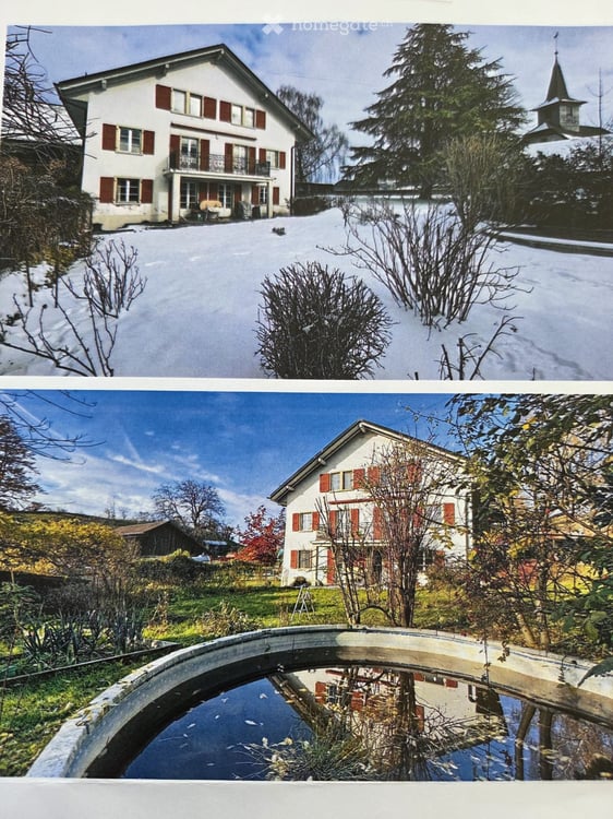 3 pièces sous les toits à Puidoux-Village dans une maison du XVIIIe - Cadre campagnard