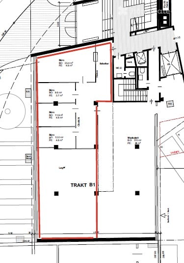 Büro ca. 179 m2 im EG, in 8048 Zürich zu vermieten 6