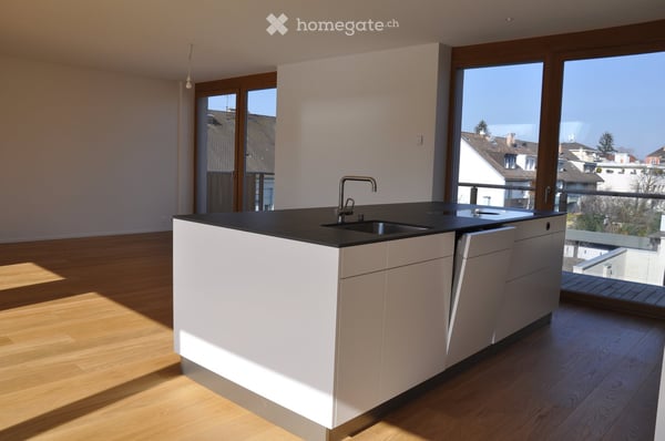 Exklusive Neubau-Attikawohnung im Neubadquartier 5